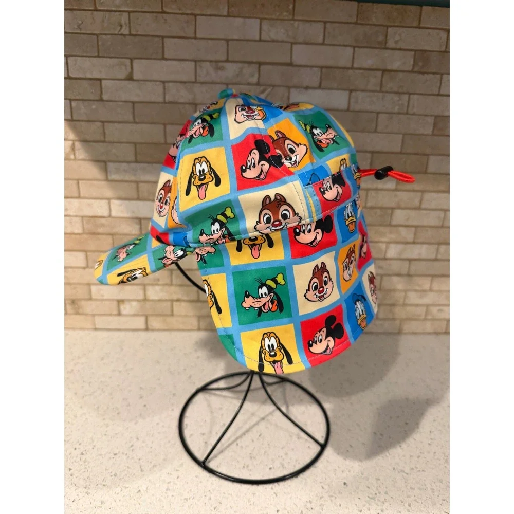 Disney Parks Mickey And Friends Multicolor Baseball Cap Sun Hat Youth Size